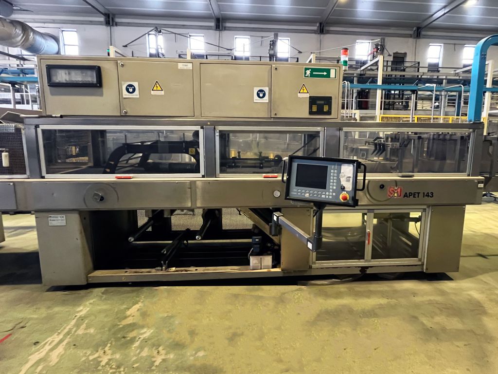 Machine de suremballage sous film rétractable SMI APET 143/DF