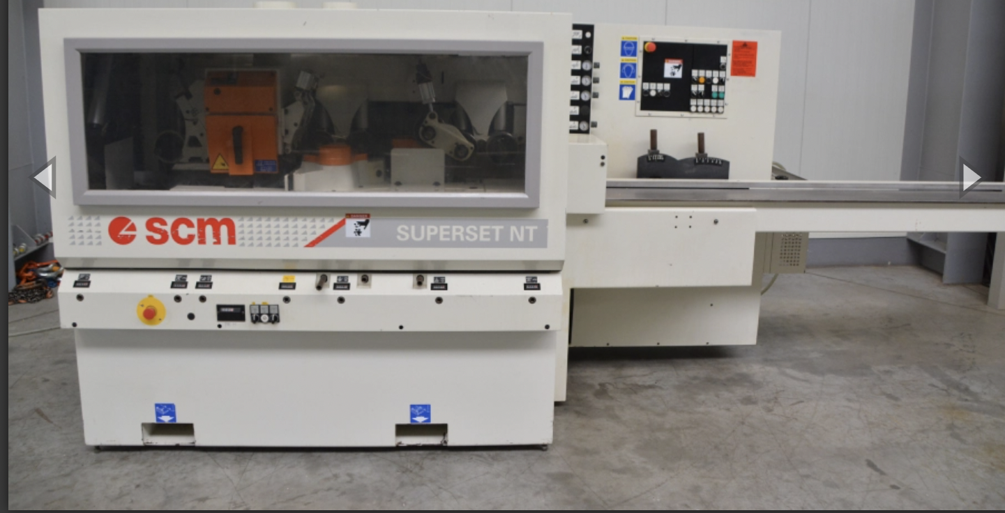 Corroyeuse SCM SUPERSET NT