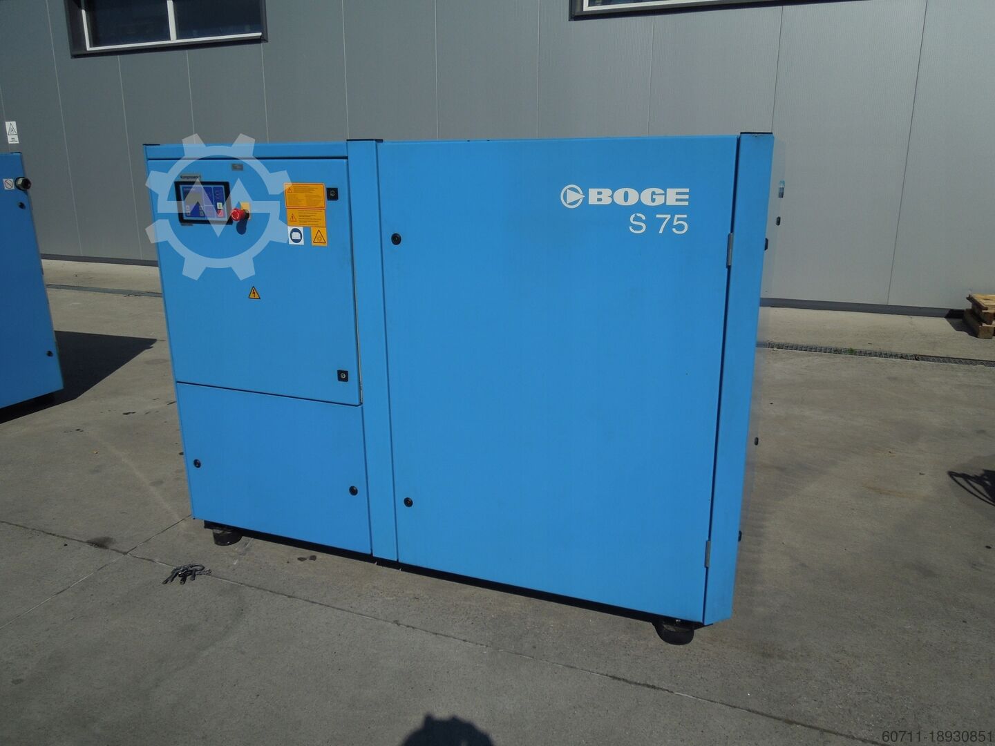 Screw compressor BOGE S75
