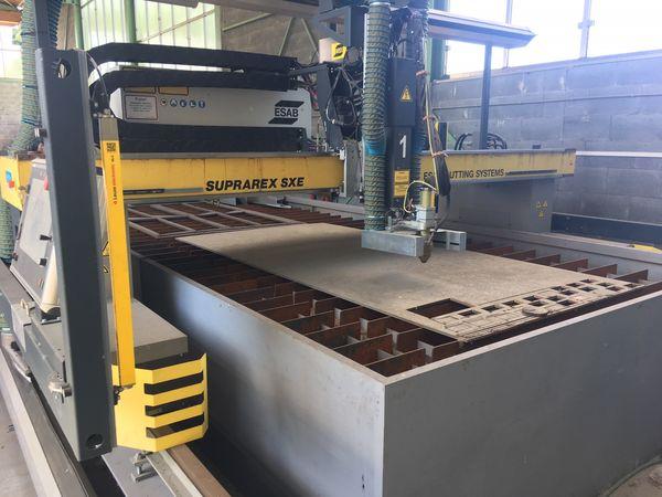 Machine de découpe plasma / gaz ESAB Suprarex 3500 Faible nombre d'heures