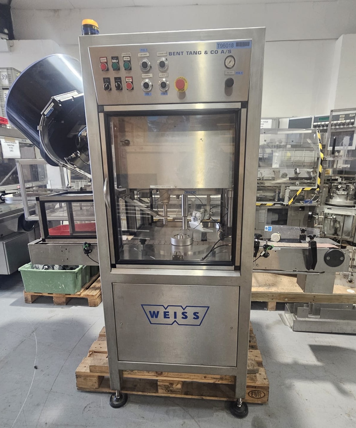 WKS 1-8 Weiss Tête unique pour vis ou bouchon à pression