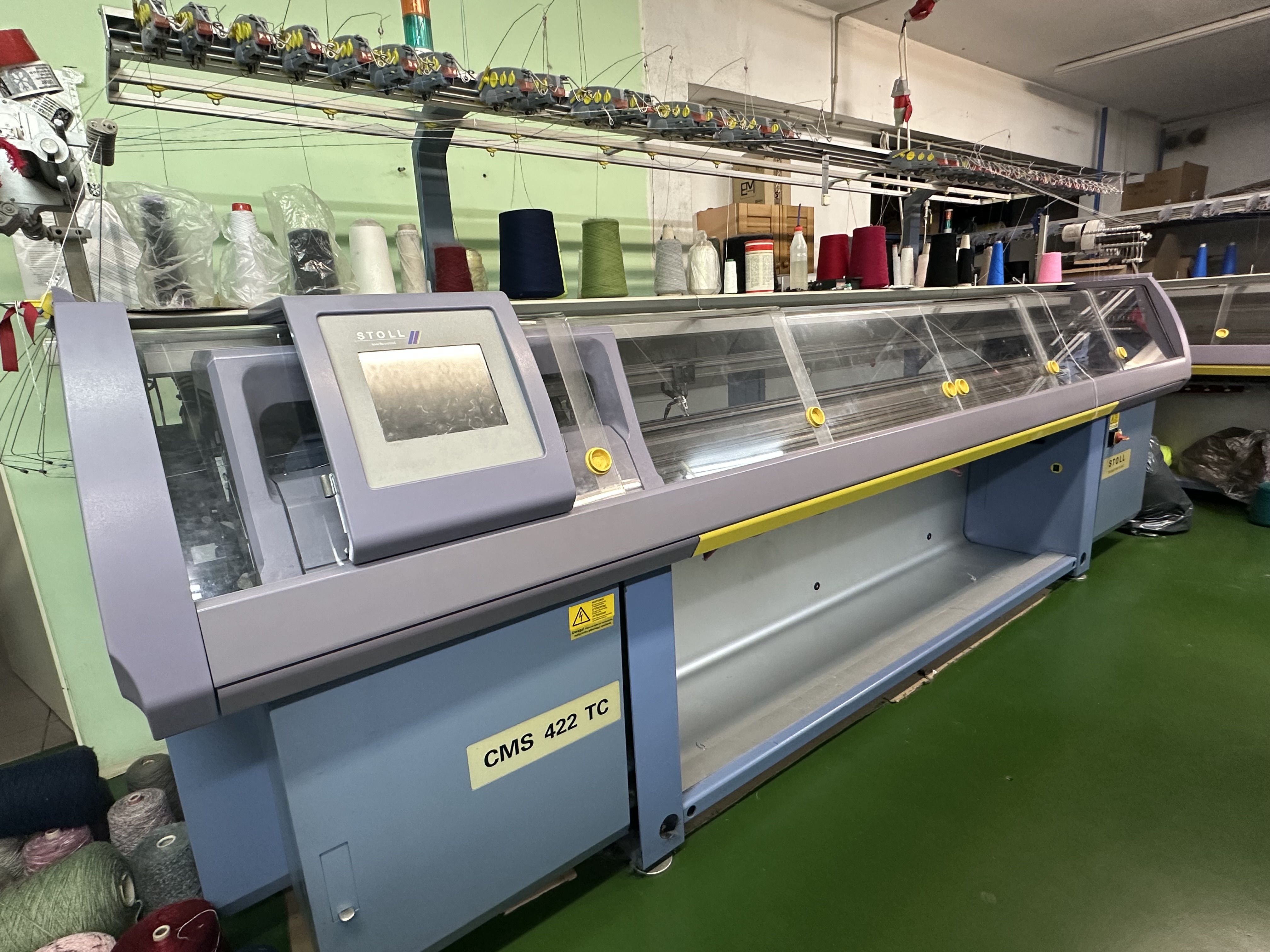 Métier à tricoter rectiligne STOLL 422 TC