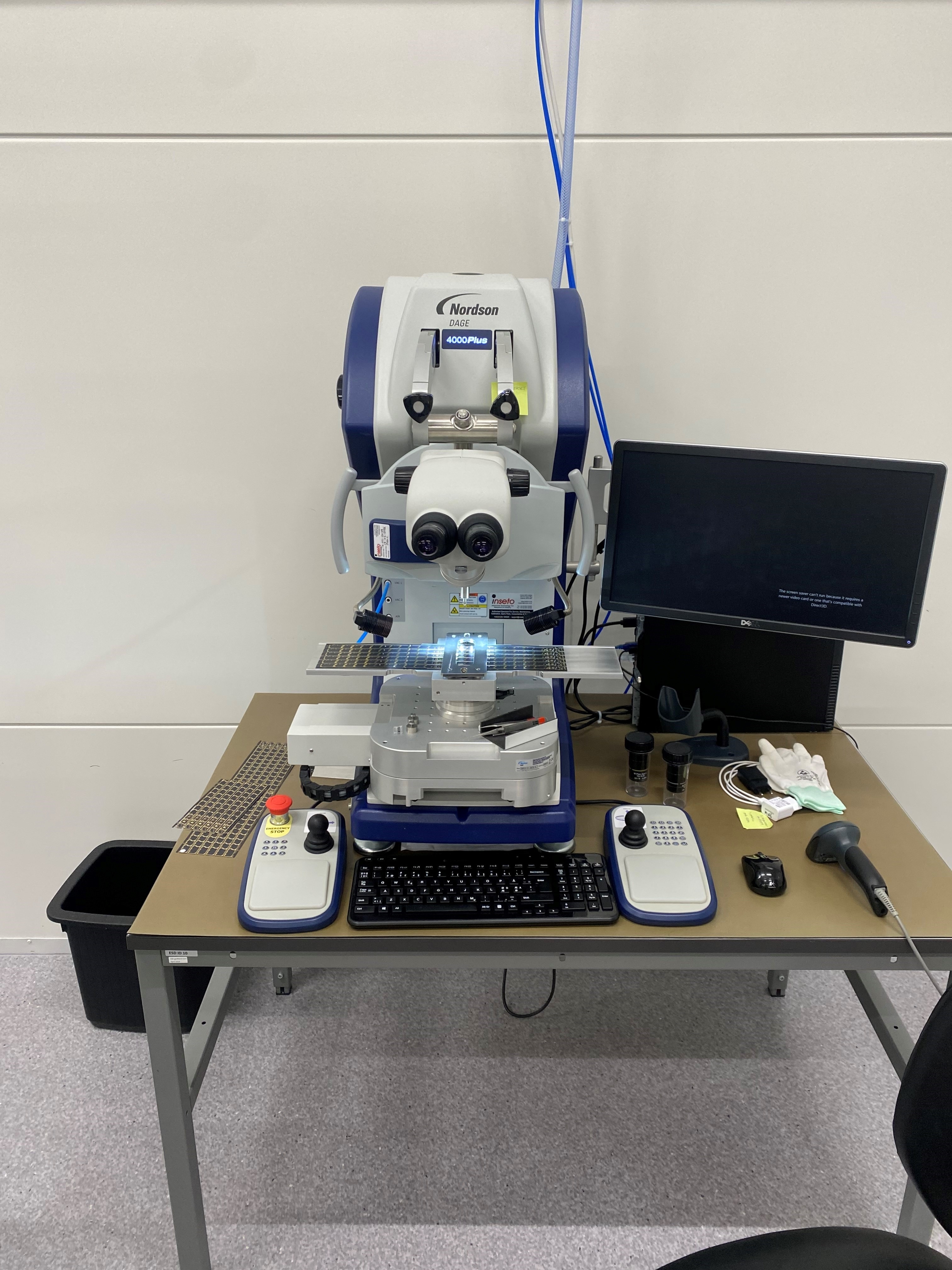 NORDSON DAGE 4000 PLUS Testeur de Liaison – Testeur Avancé de Force de Traction pour Liaison de Fils (Fil d'Or/Cuivre) Faible nombre d'heures