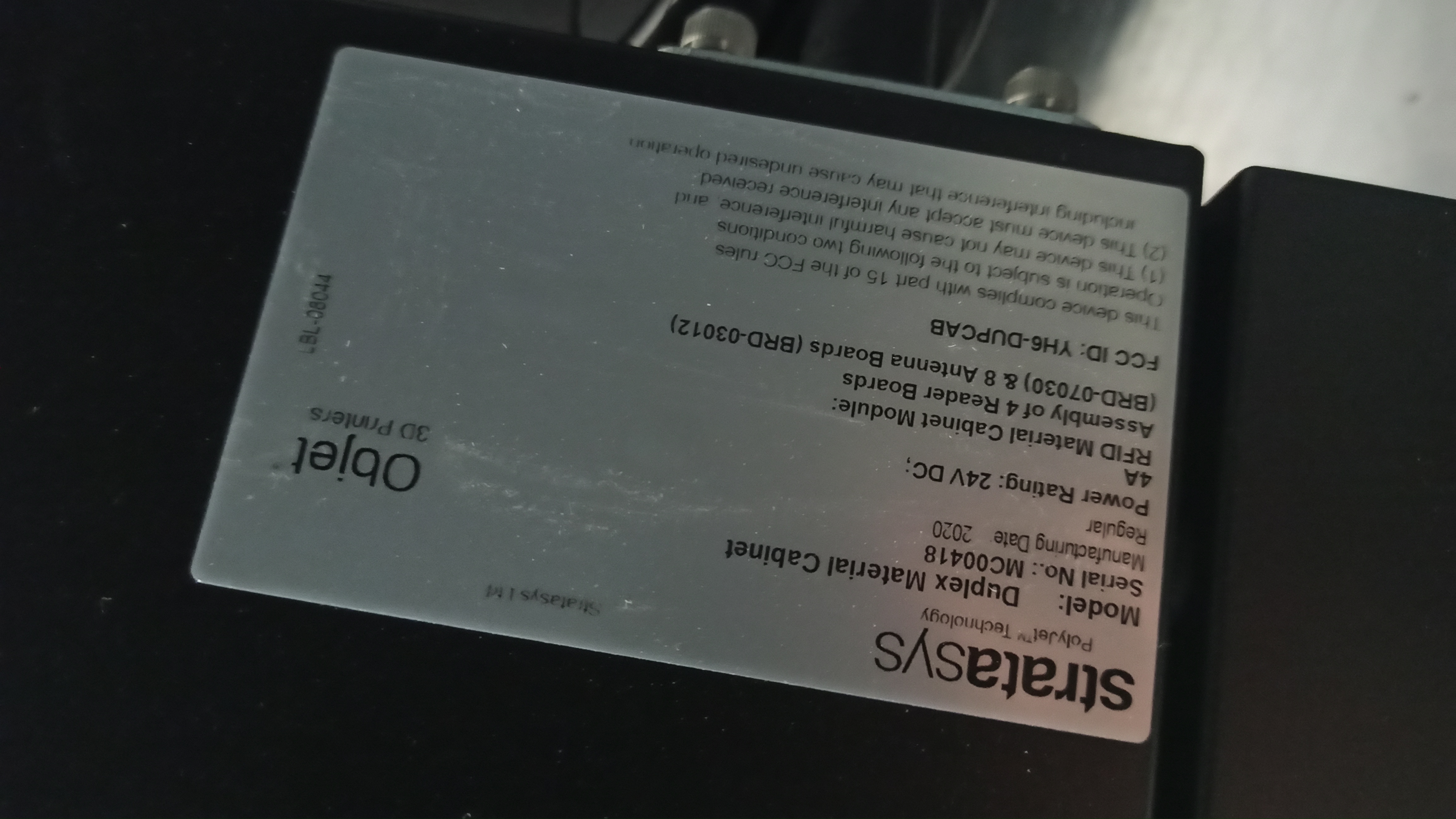 Imprimante 3D STRATASYS J750 DAP (2020)