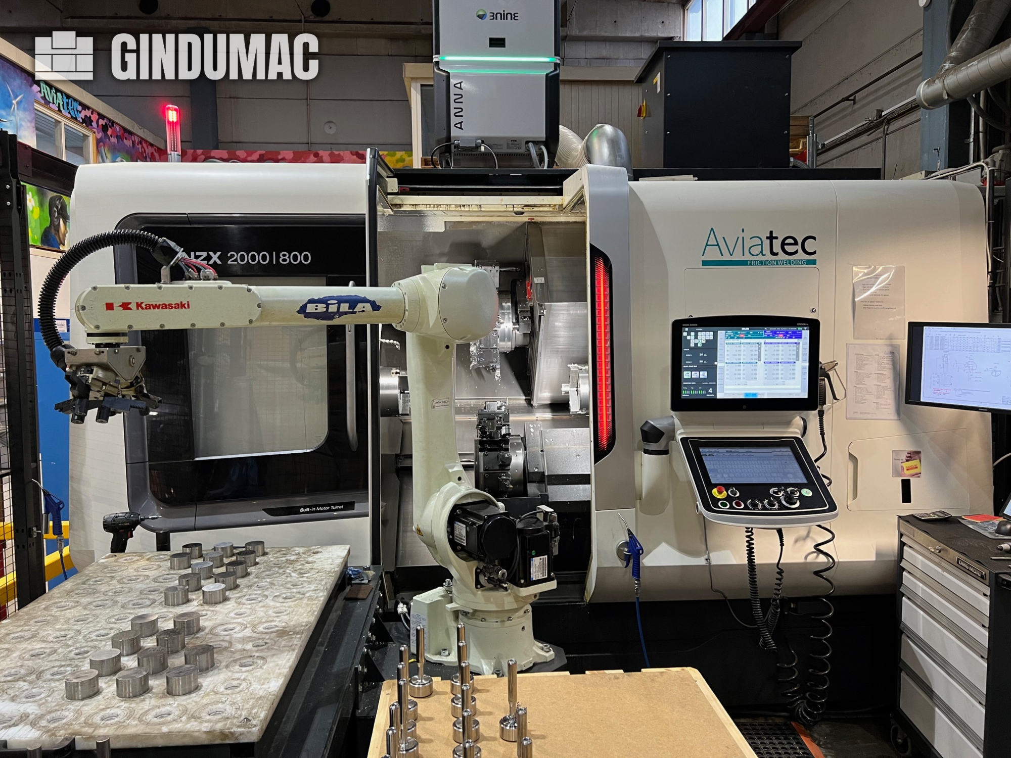 Tour CNC DMG MORI NZX 2000/800SY