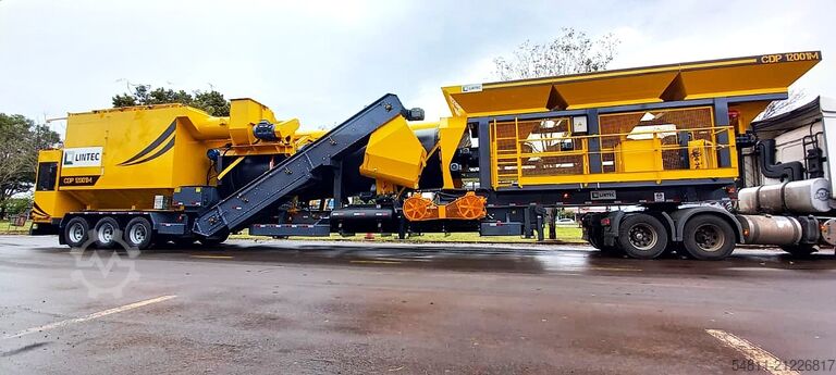 Fully mobile asphalt mixing plant Lintec mobile asphalt plant 140 To./h