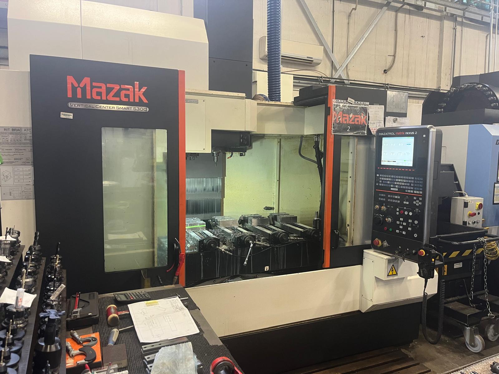 Centre d'usinage vertical Mazak SMART 530C d'occasion