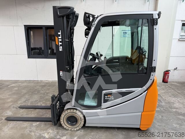 Electric 3-wheel forklift Still RX 20-16 / Kabine / 4436 Std.