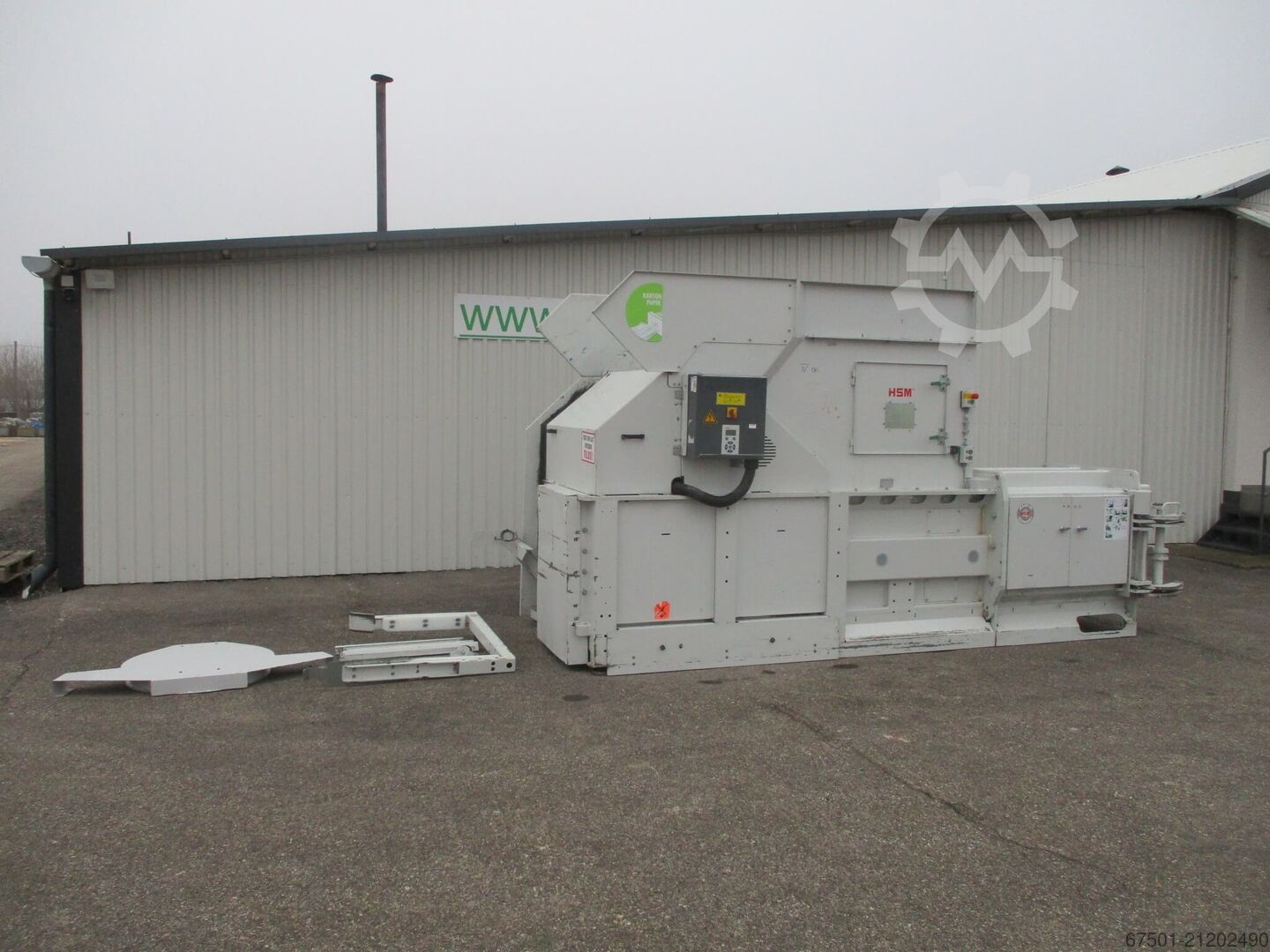 Paper baler waste compactor HSM Ballenpresse HL 4010 Re (3395)