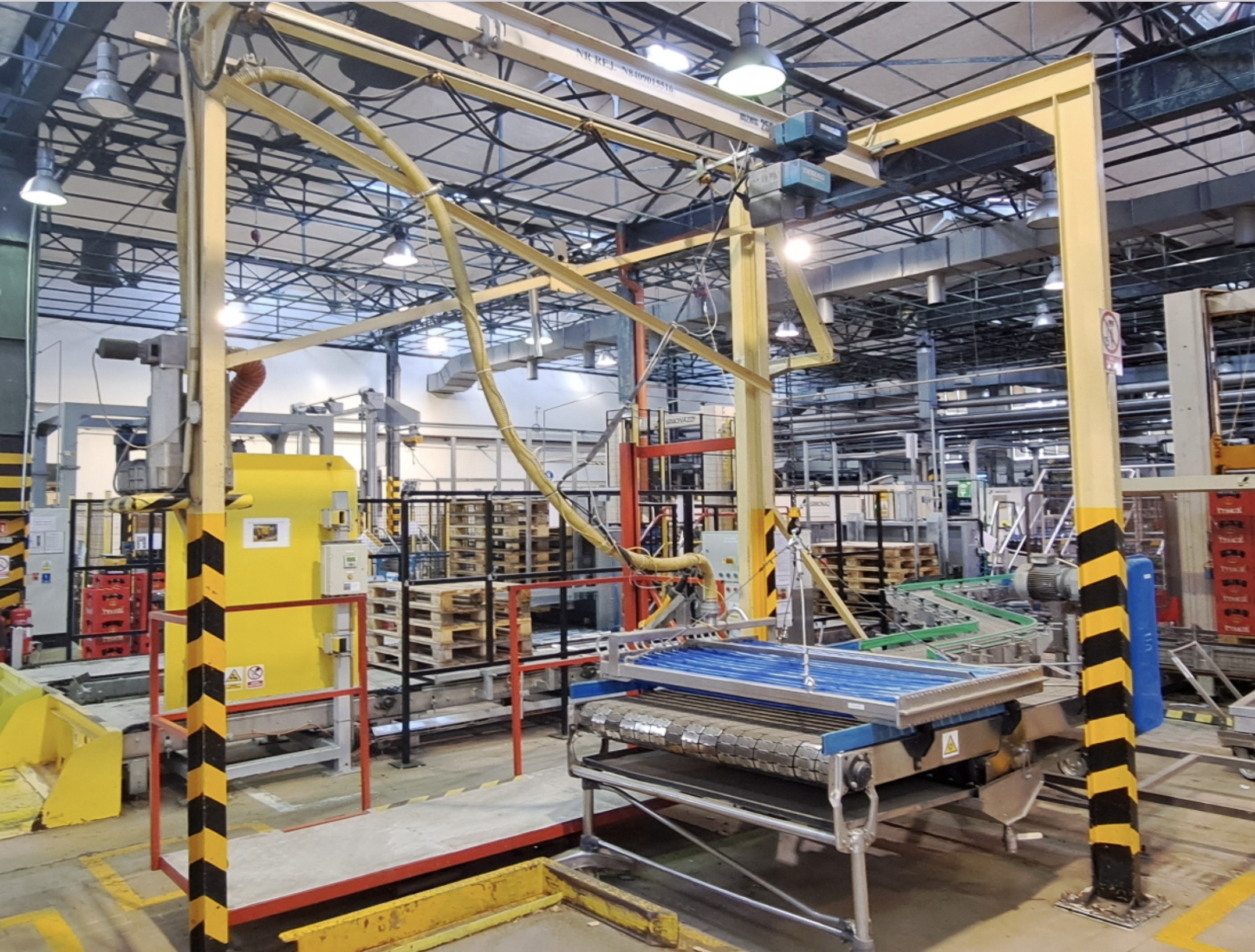 Machine pour la production de vin, bière ou alcool Packaging line -