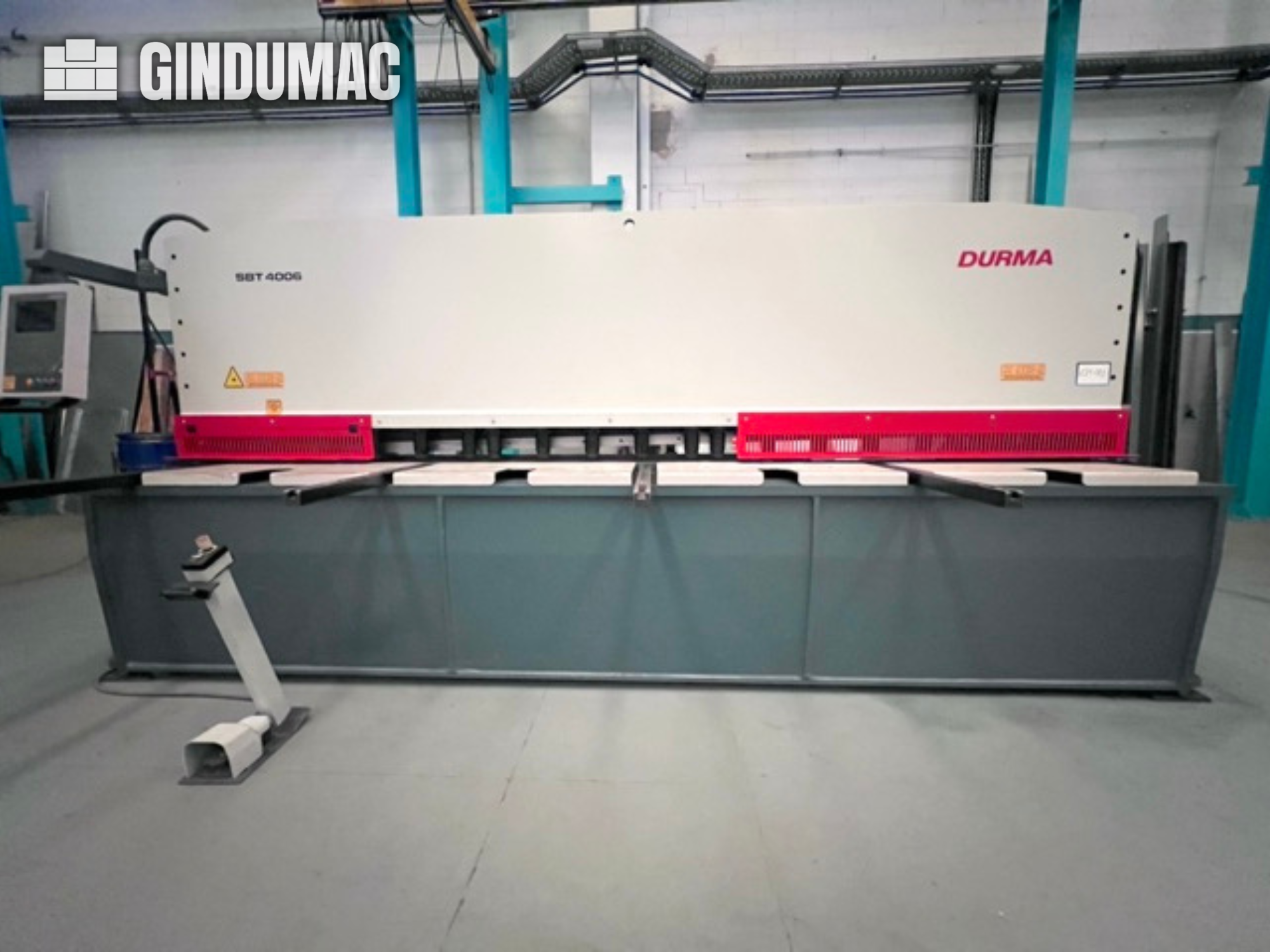 Cisaille guillotine Durma SBT 4006 CNC