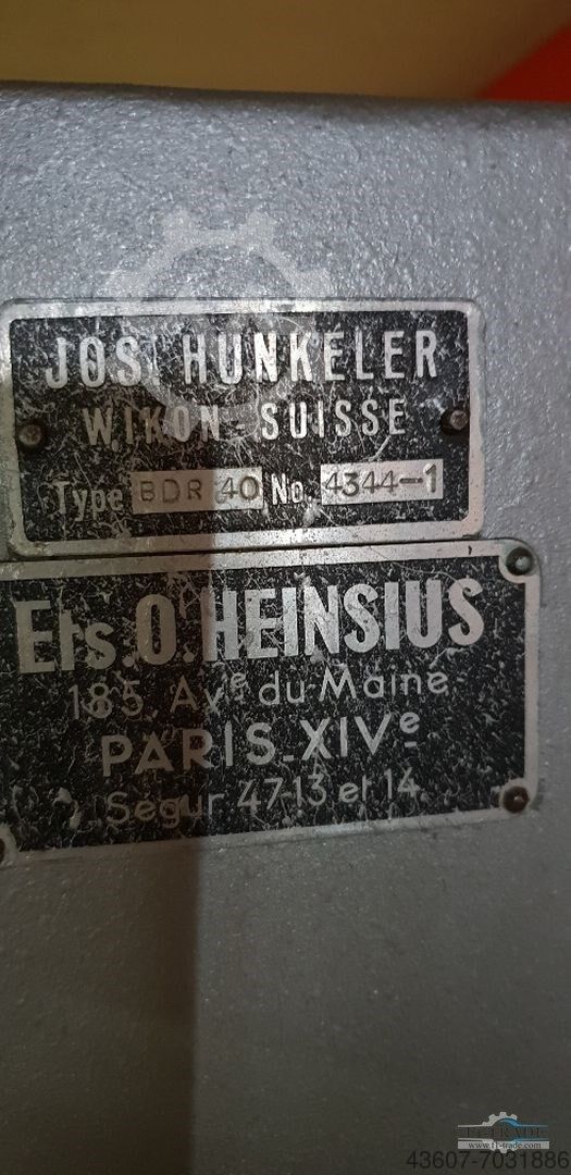 Case Rounding Machine Hunkeler BDR 40 (4344/1)