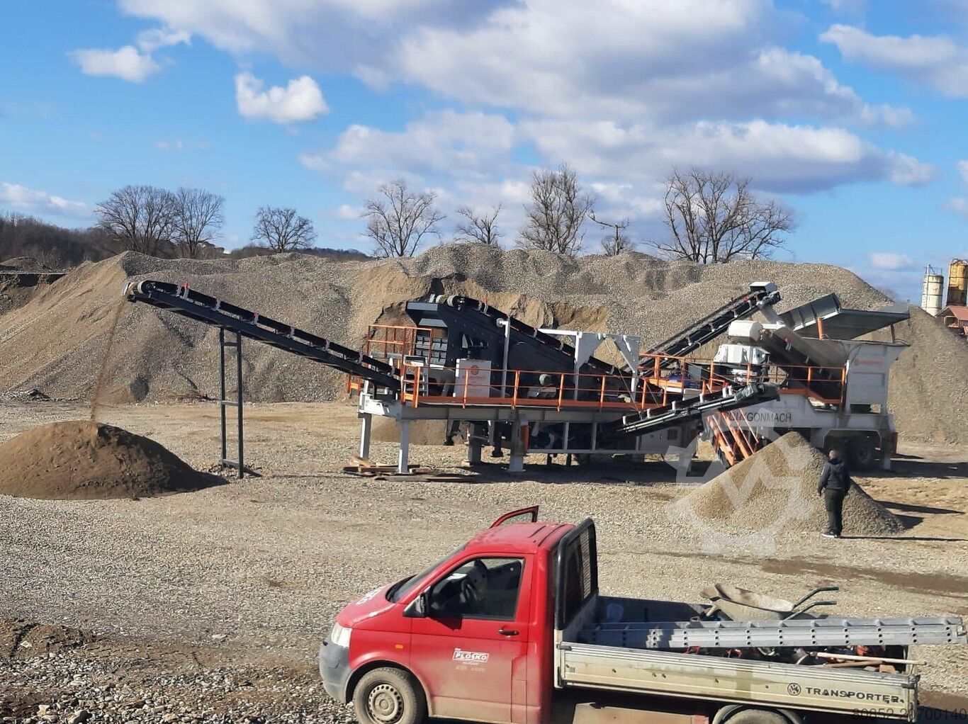 Screener Polygonmach PVS-2060 vibrating inclined screen 3-4 decks