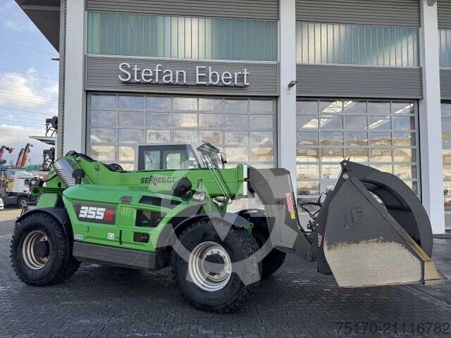 Telescopic loader Sennebogen 355 E / Greifschaufel / nur 998h!