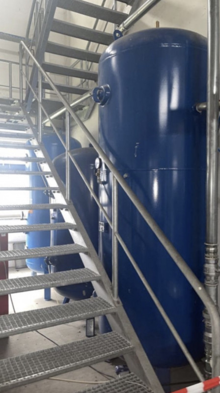 Machine plastique Rolbatch Compressed air tank