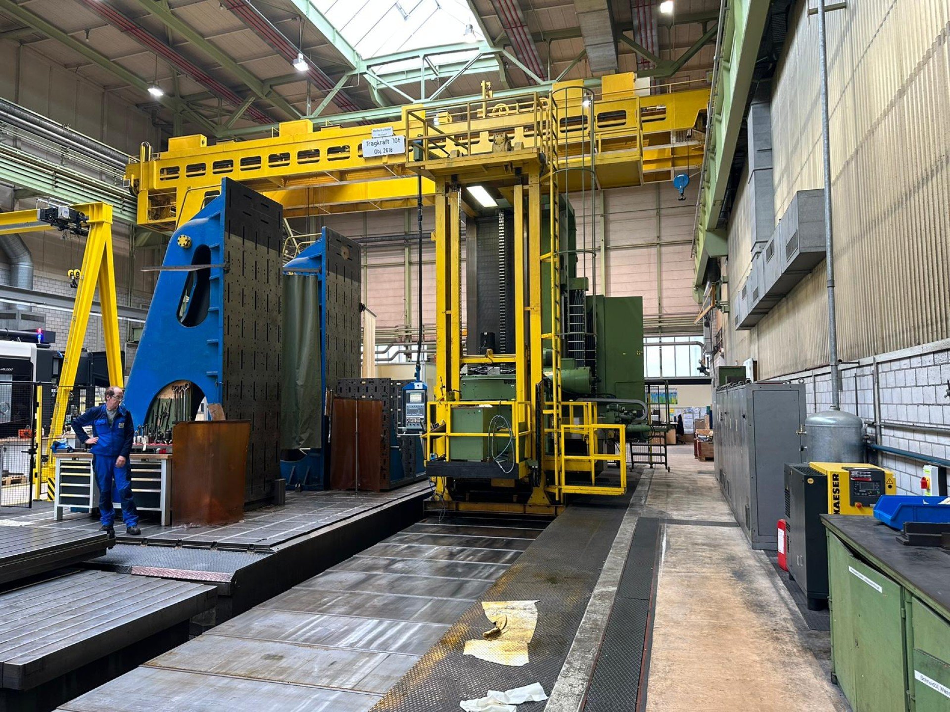 Aléseuse à montant mobile CNC Wotan Rapid 6