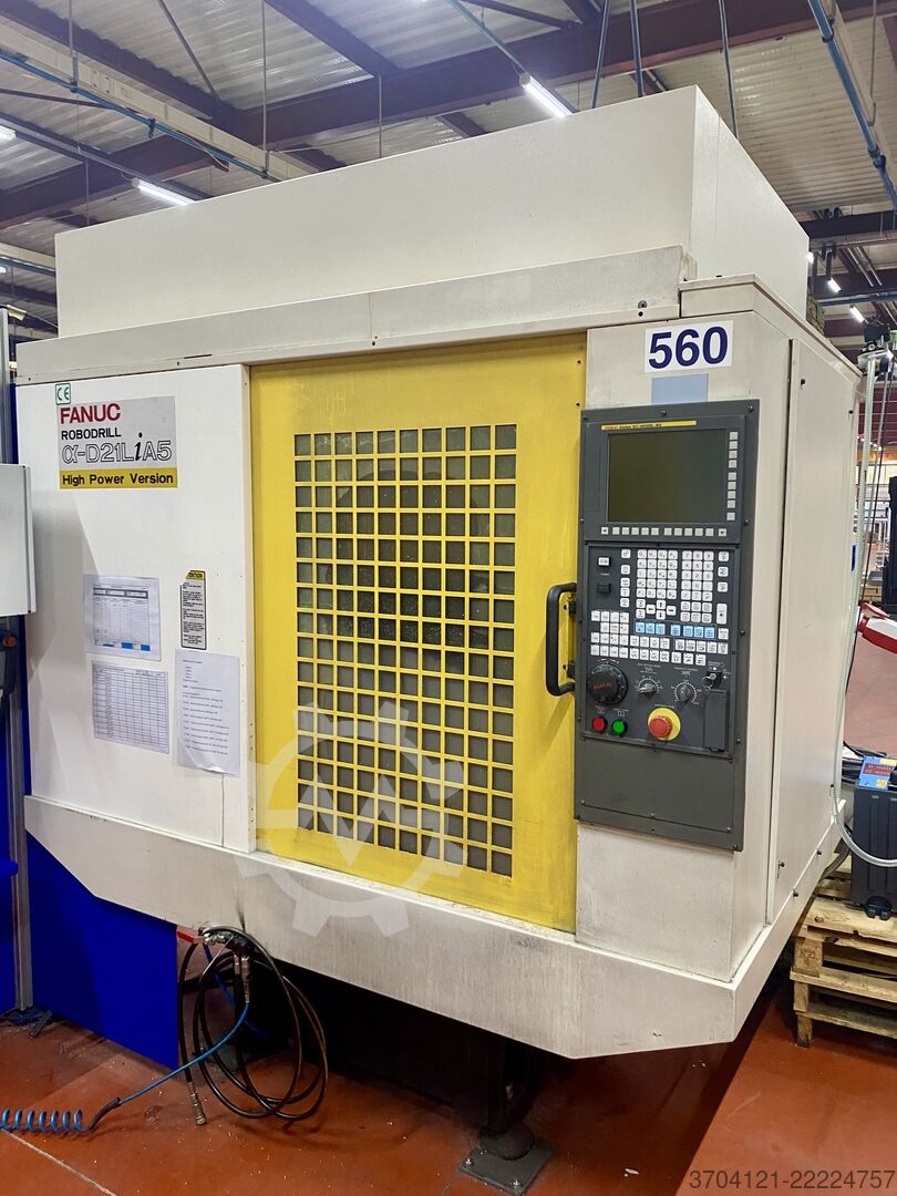 Vertical machining center FANUC ROBODRILL D21LIB5 + DDR-T