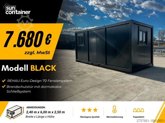 Living container Bürocontainer / Wohncontainer / Baucontainer Modell Anlage