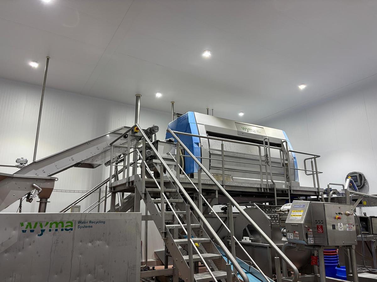 Machine de découpe, lavage et blanchiment de fruits et légumes Wyma Vege-Peeler