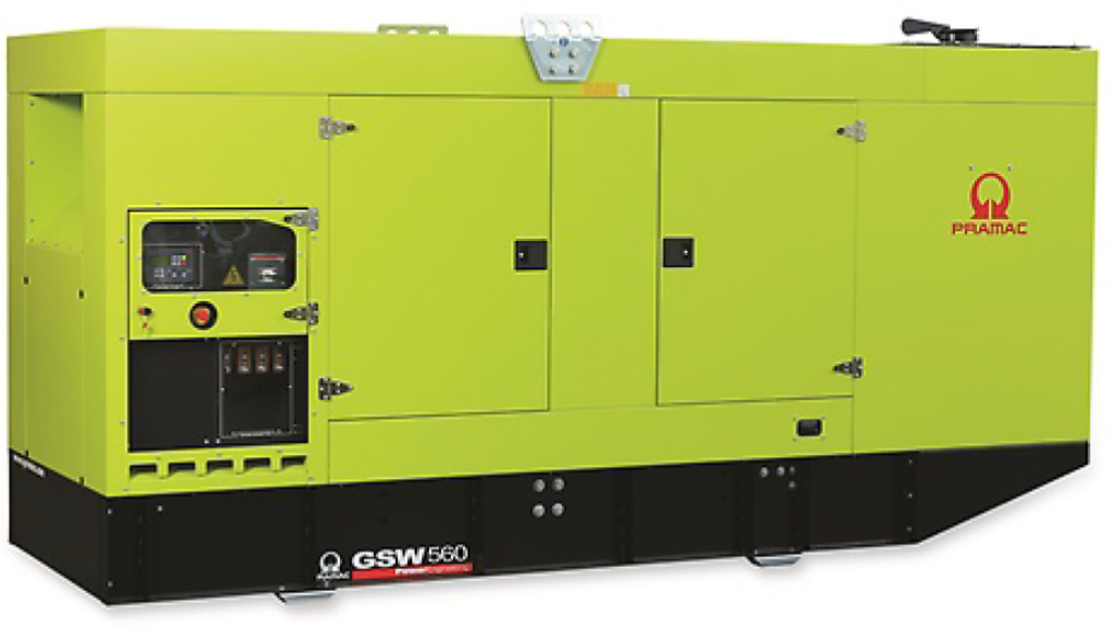 Groupe électrogène Pramac GSW560V Faible nombre d'heures