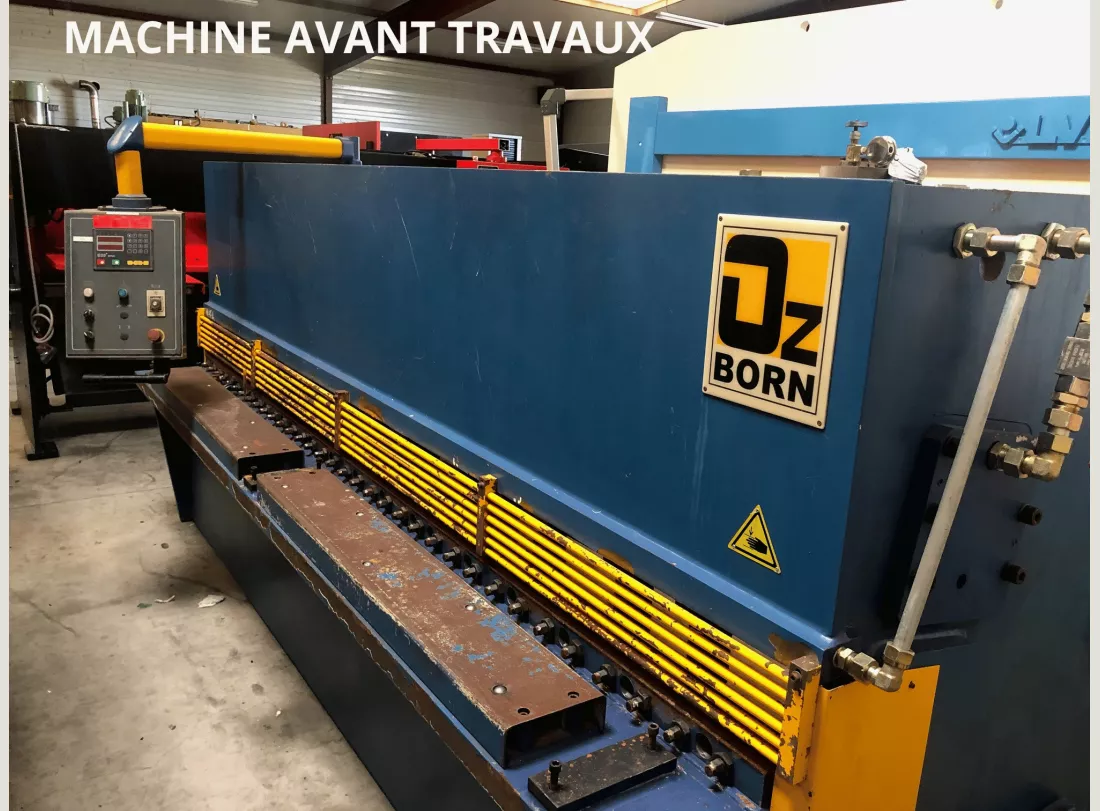 Cisaille guillotine hydraulique Ozborn CGH3208