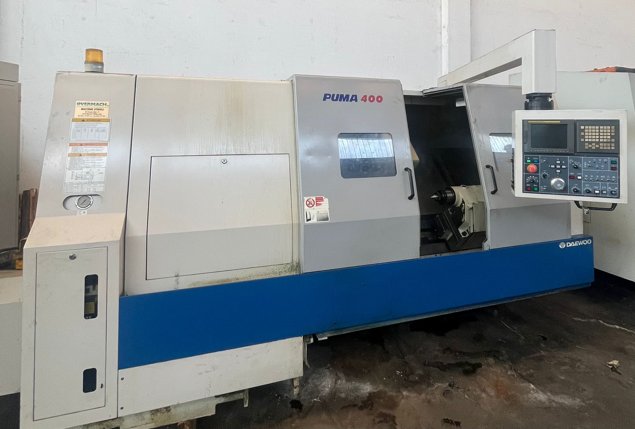 Tour cnc avec outils fixes Daewoo PUMA 400 d'occasion