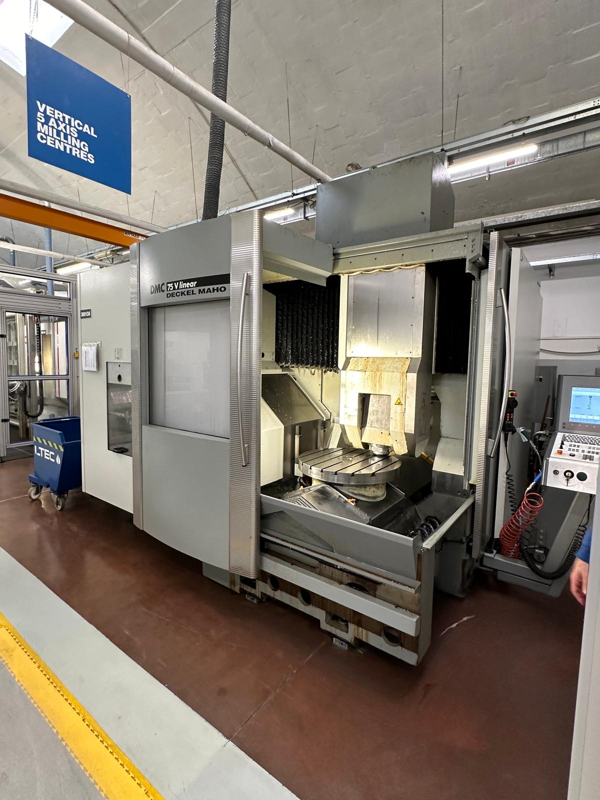 Centre d'usinage 5 axes DECKEL MAHO DMC 75V Linear d'occasion