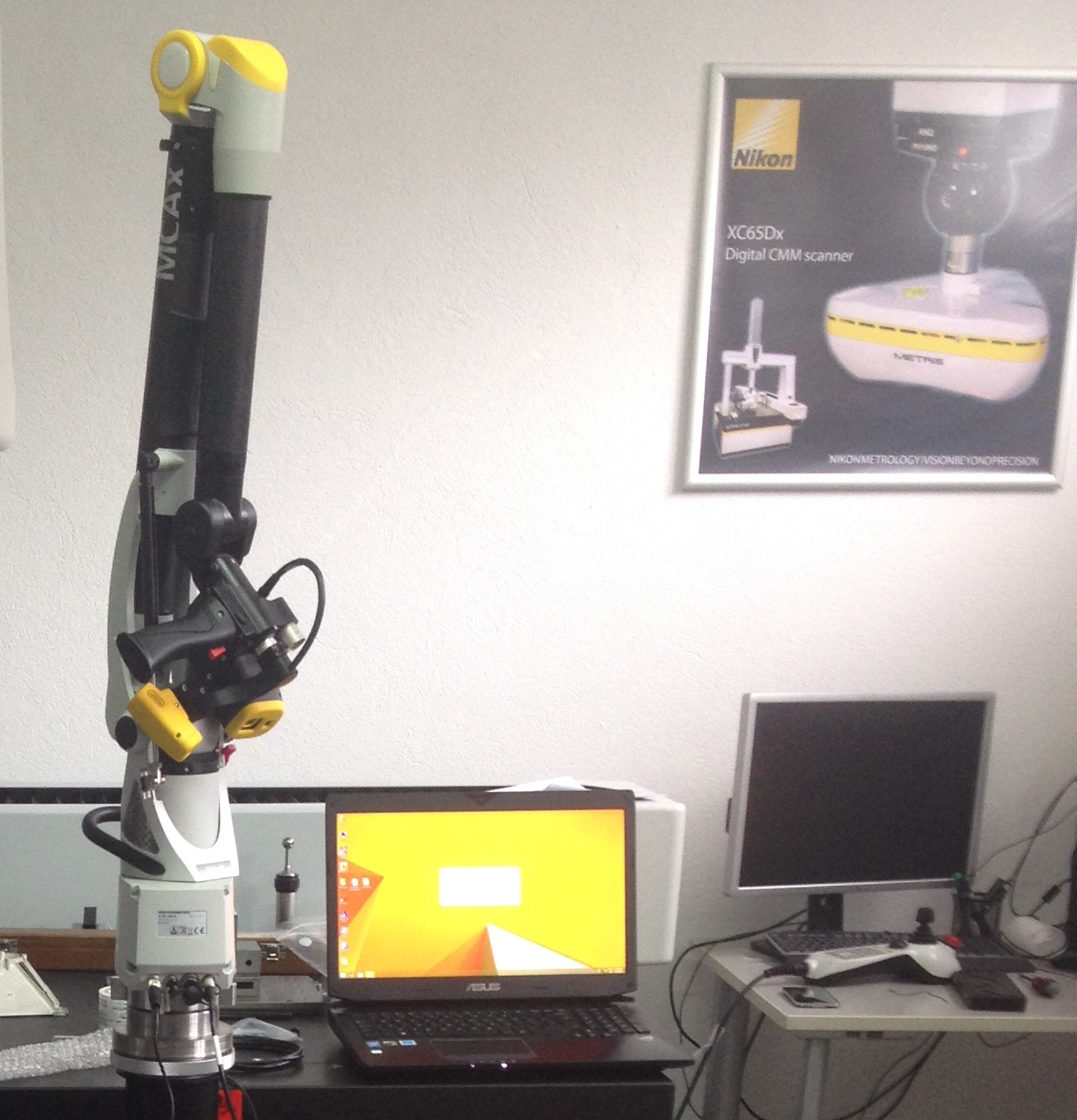 Nikon Metrology ARM 7320SE +Metris Scanner+POLYWORKS Faible nombre d'heures