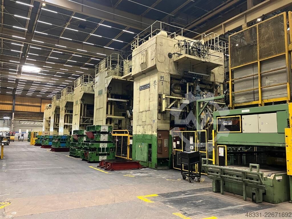 Press Line Weingarten / Raskin 1x ZS1200.34 & 4x 6031AE4 & 1x VK800.39.60