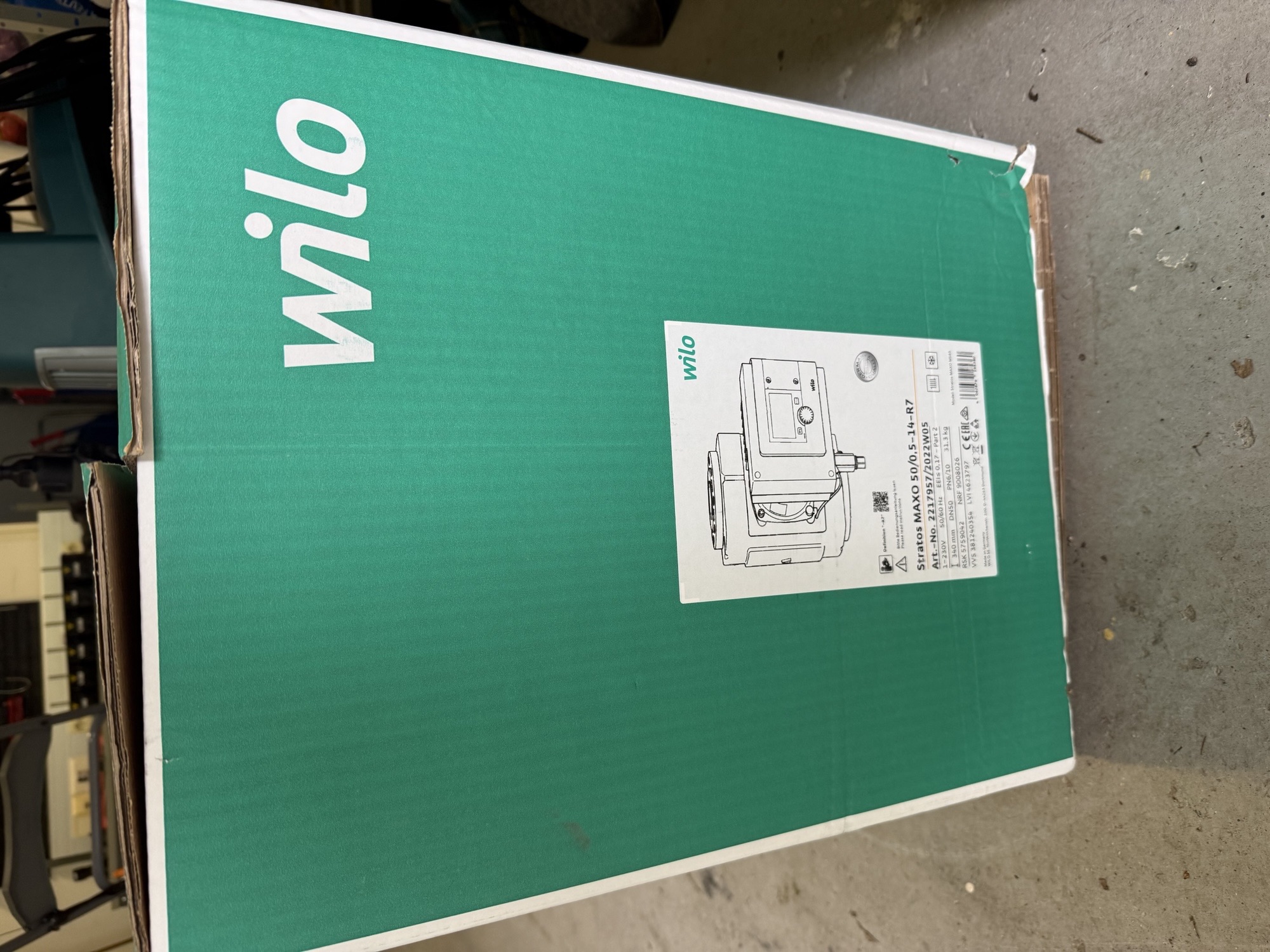 Pompe industrielle Wilo Stratos MAXO 50/0.5-14-R7