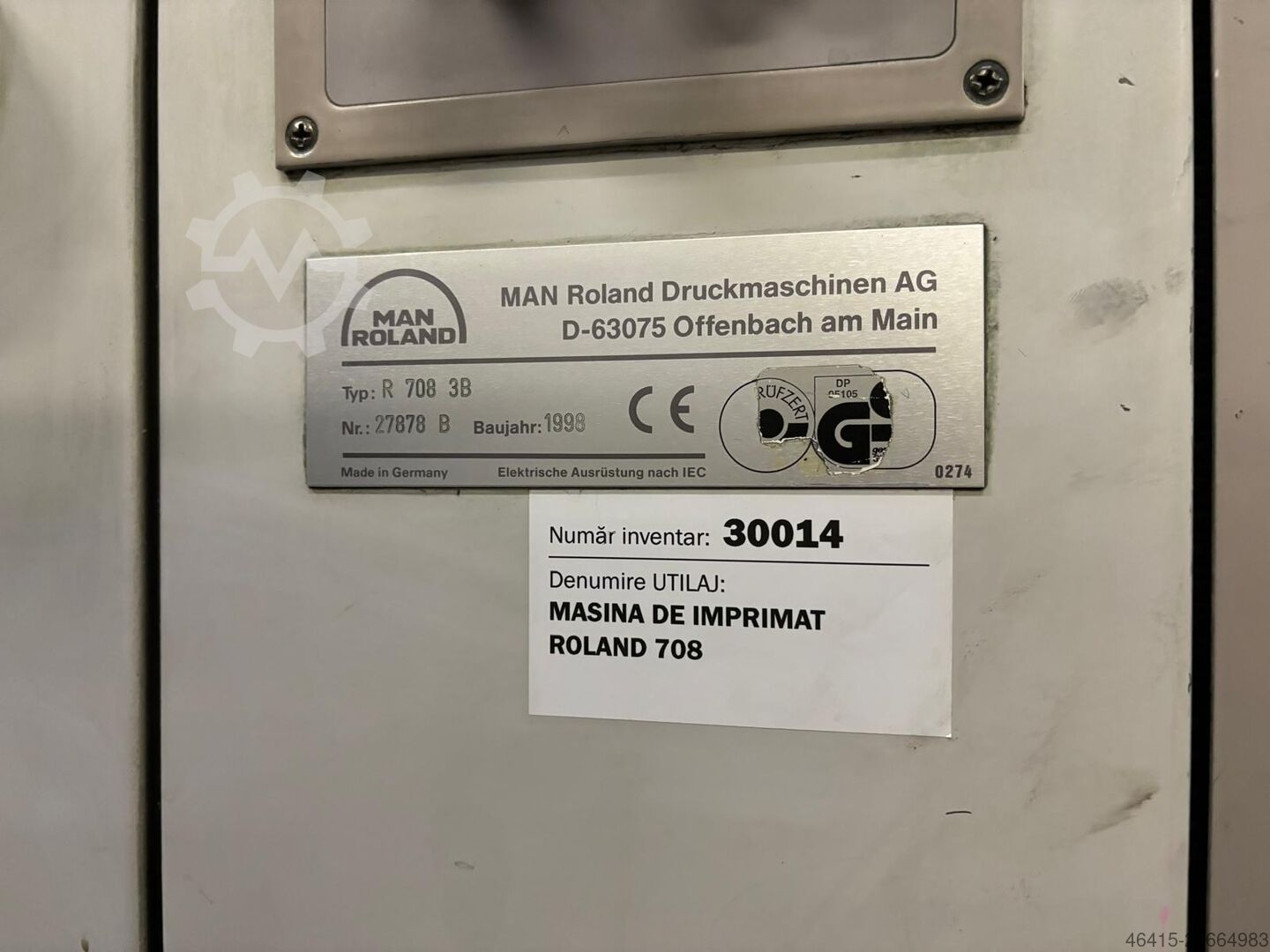 Offset printing press Man Roland ULTRAMAN VII with LACK