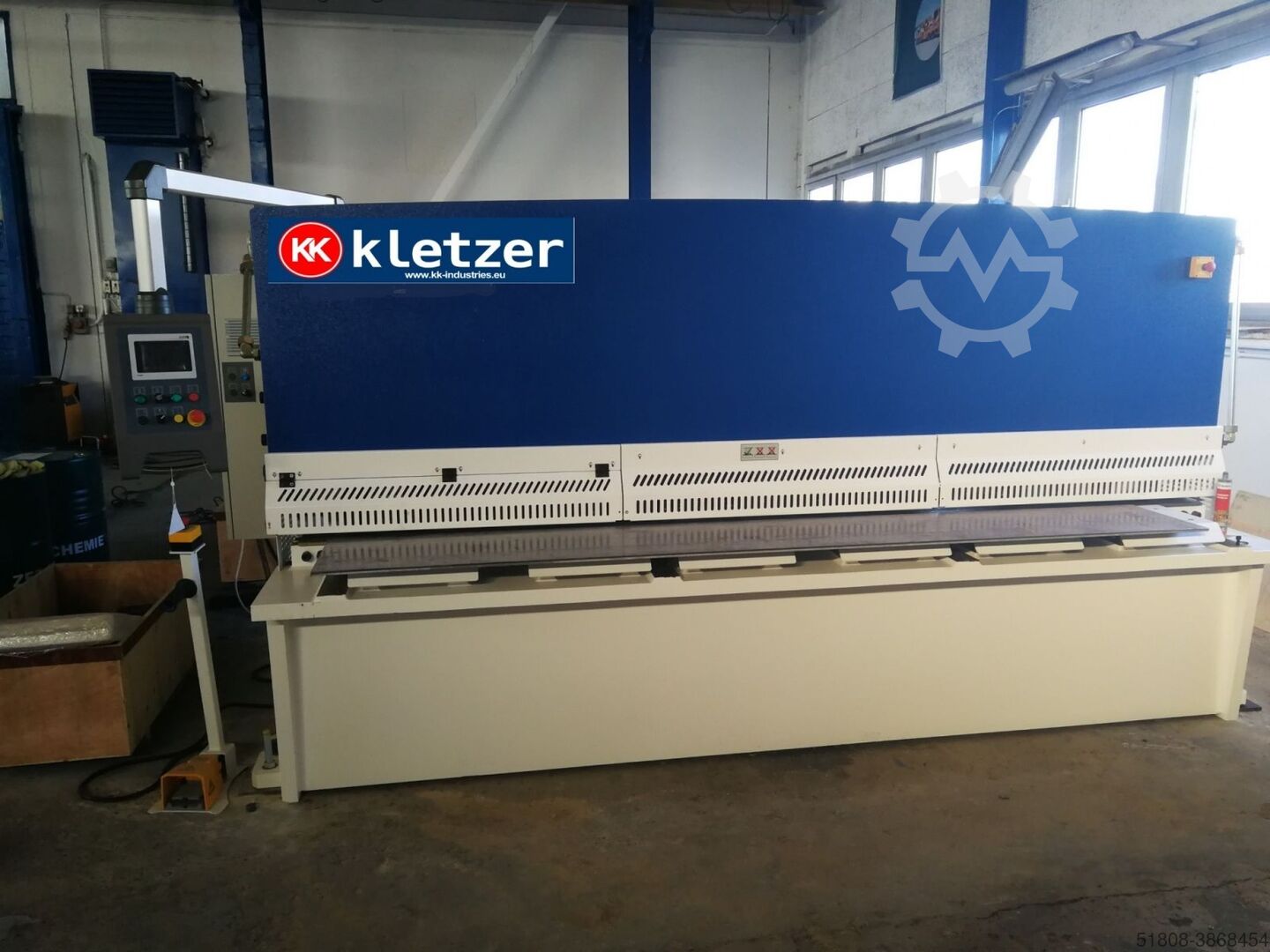 Hydraulic cutting shear swing cut KK-Industries Tafelschere schwingschnitt KKI SW 4200 x 6 mm
