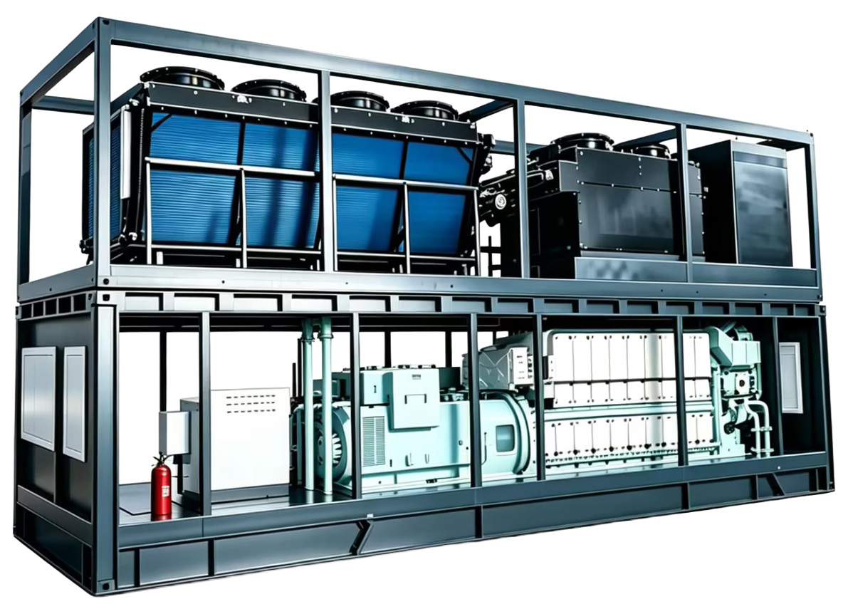 Beijing Zino Power Co., Ltd. SP2000 Stack Power 2000 SP2000 1880kWe Groupe électrogène containerisé moyenne vitesse