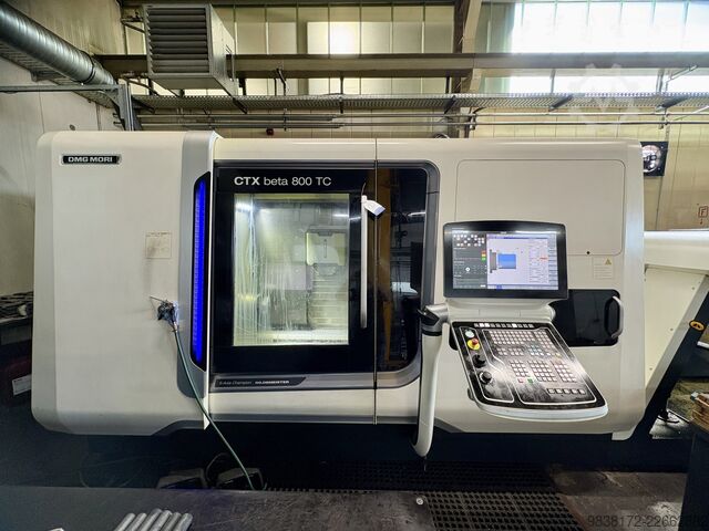 CNC turning and milling center DMG MORI CTX BETA 800 TC