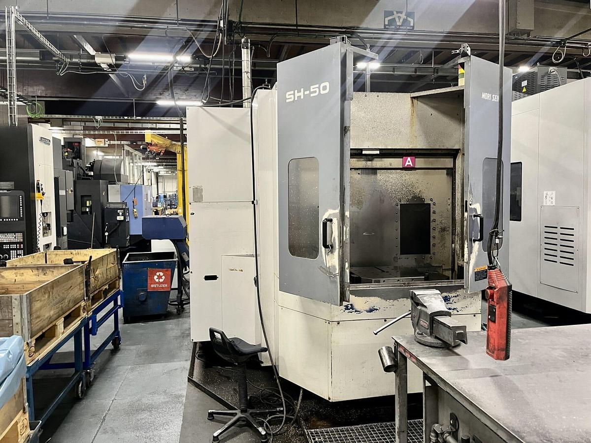 Centre d'usinage horizontal Mori Seiki SH-50 d'occasion