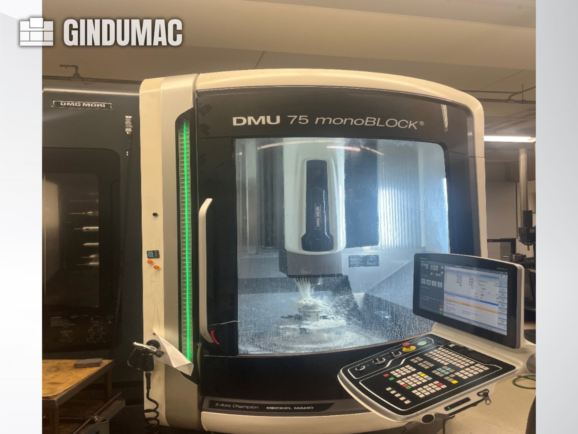 Centre d'usinage 5 axes DMG MORI DMU 75 monoBLOCK