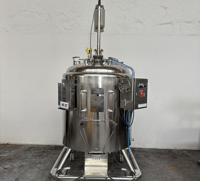 Réservoir de mélange chauffé en acier inoxydable avec vibrateur Fundamix Type 3 - Capacité 689L