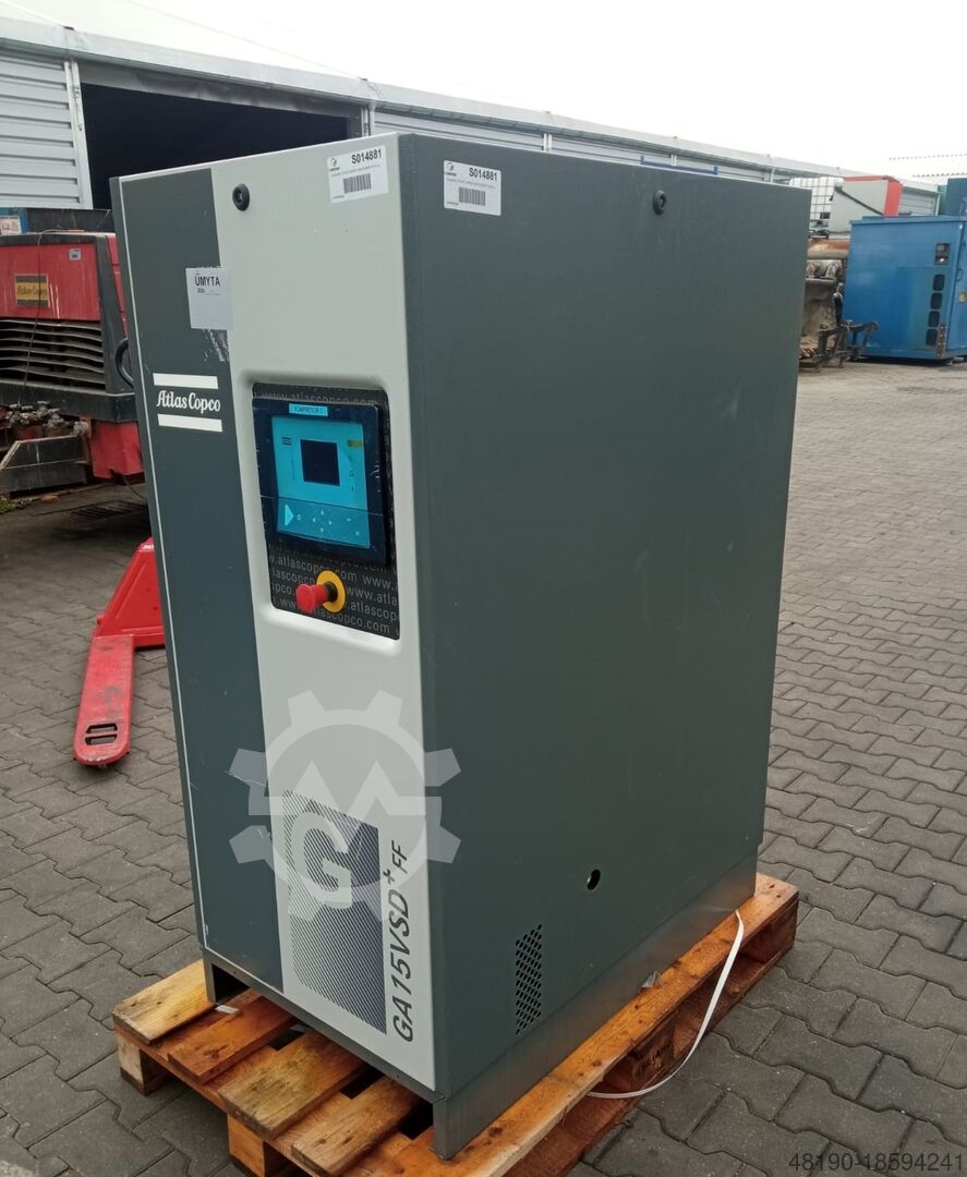 Screw compressor Atlas Copco GA15VSDFF PLUS