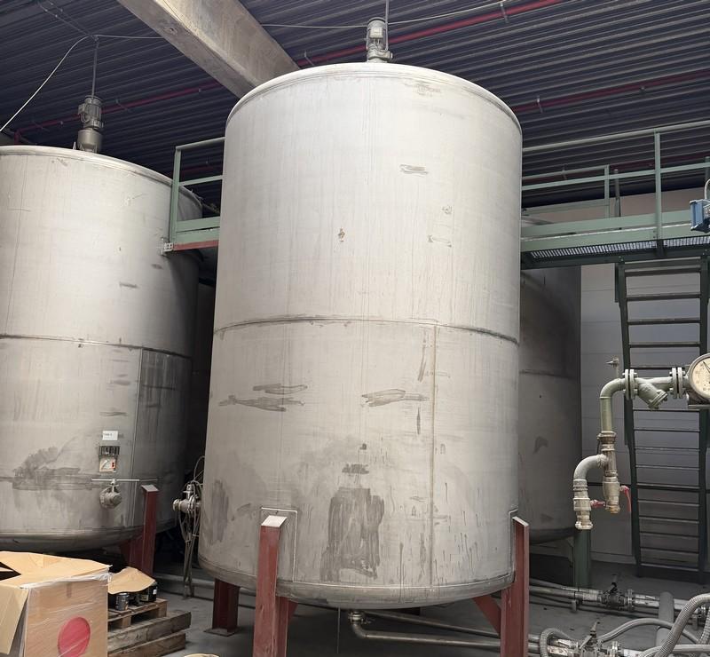 Cuve Vikat Ekinox 30000L mixing tank 304 SS