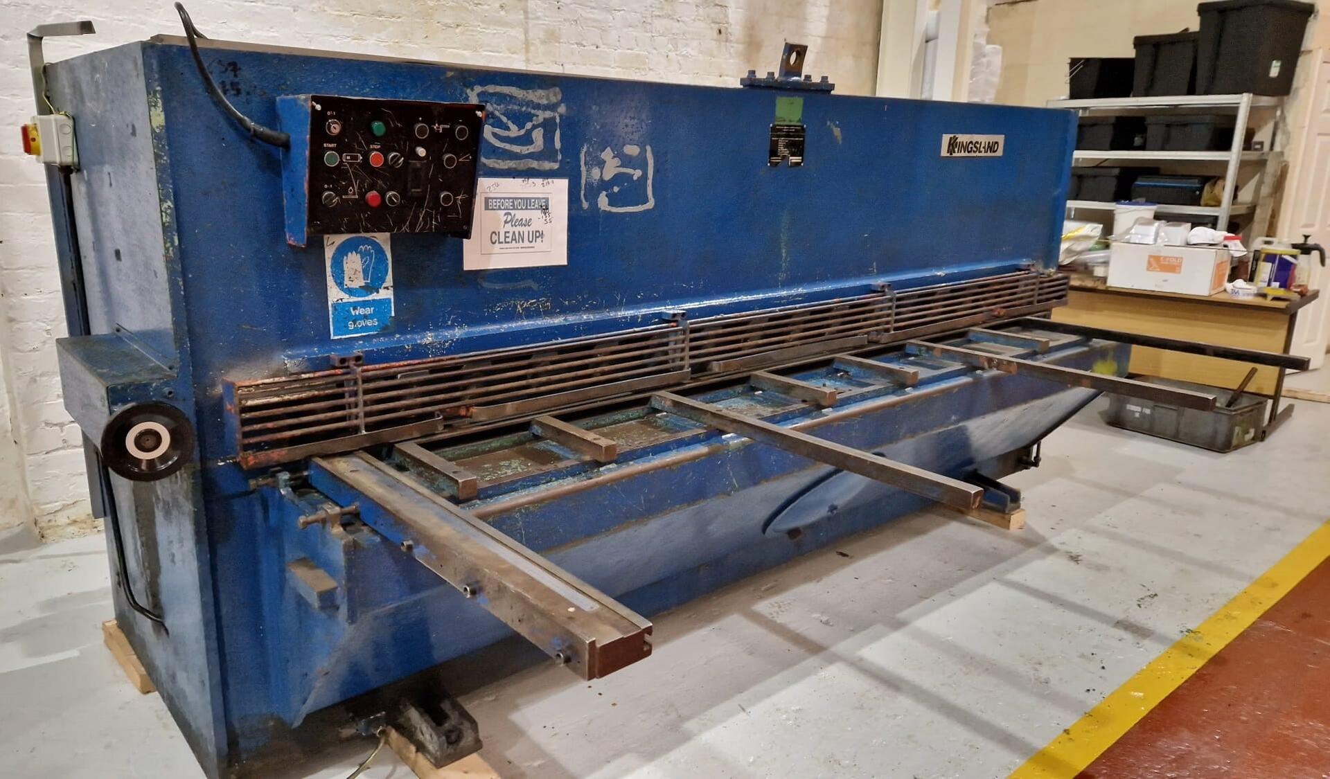 Cisaille guillotine hydraulique Kingsland 3000 x 6mm