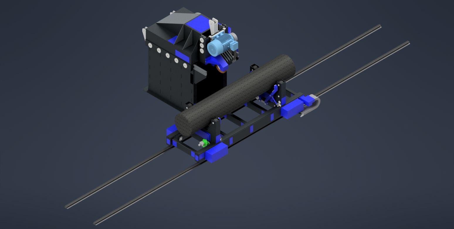 Installation de broyage de barres et de lingots MV IM 30 TON
