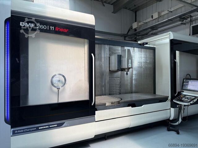 CNC bed milling machine DMG MORI DMF 260-11 linear