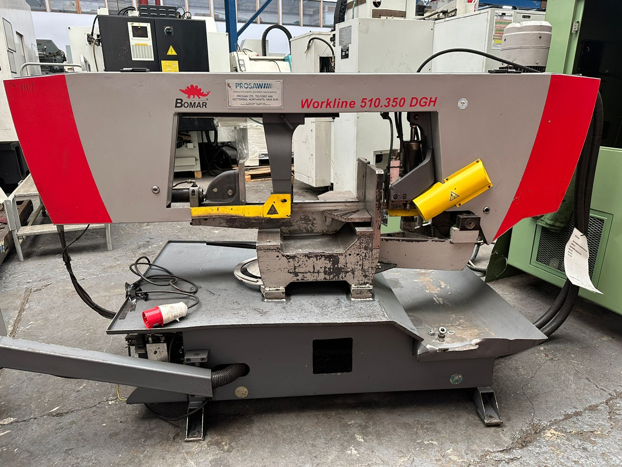 Scie à ruban pour métal Bomar 510 – 320 DGHV