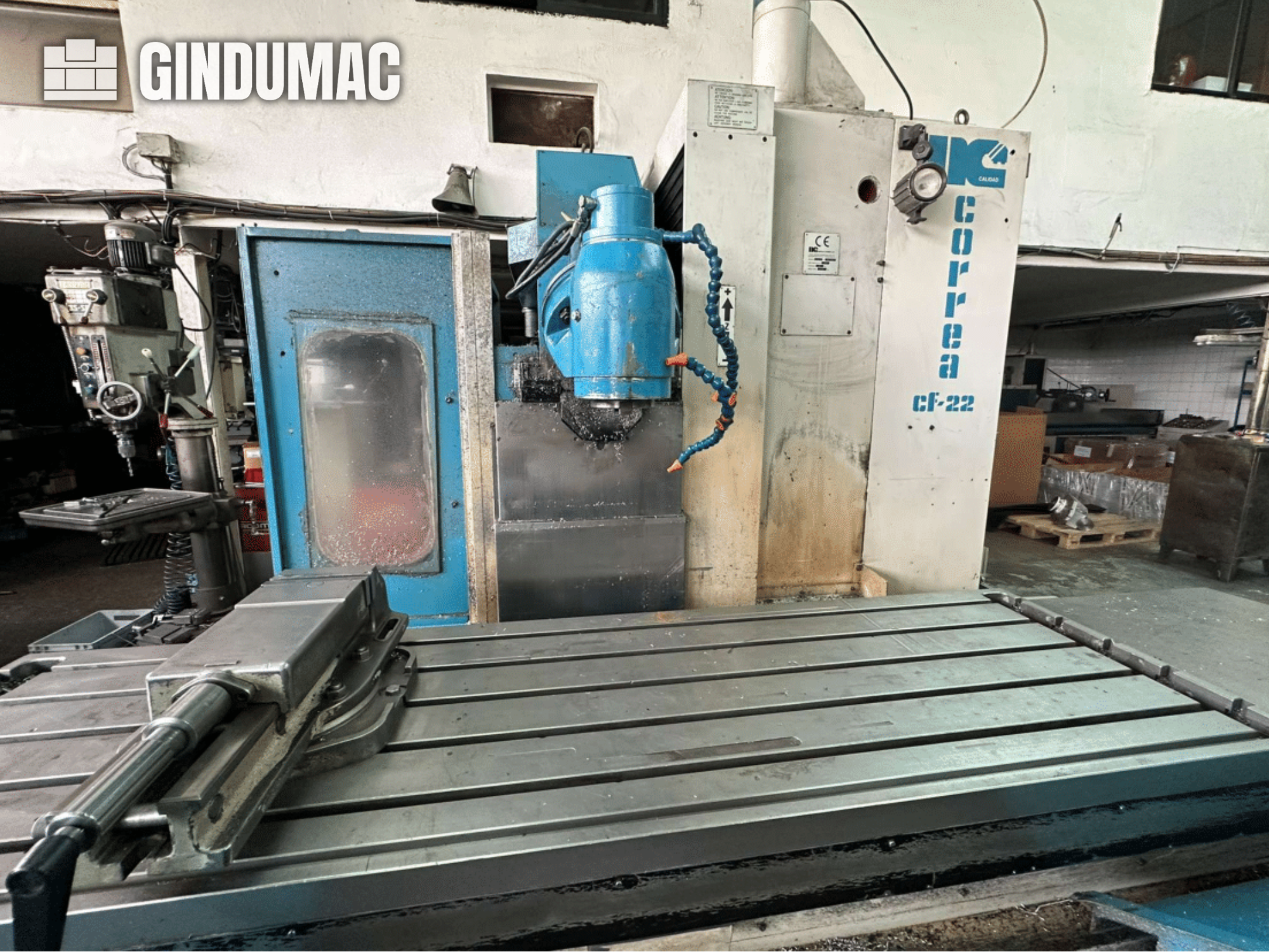 Fraiseuse cnc à banc fixe Nicolas Correa CF-22