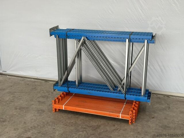 High-bay warehouse Pallet racking Shelving Stow Pal Rack NS / 7,26 lfm. / St.: 1.750 x 1.100 mm / Tr.: 1.350 mm