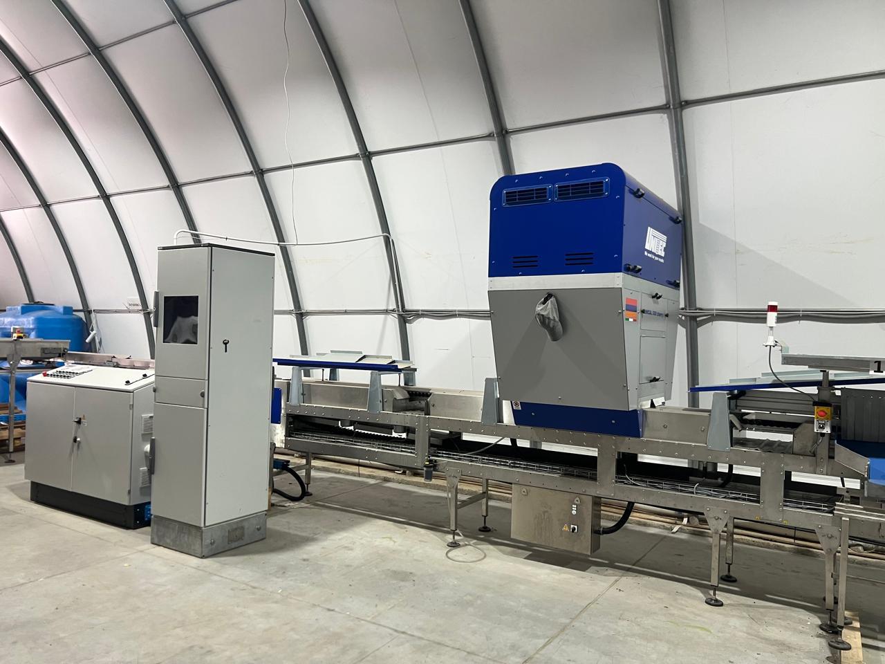 Machine de coupe, lavage et blanchiment des légumes et des fruits UNITEC UNITEC 1 ligne pour cerises