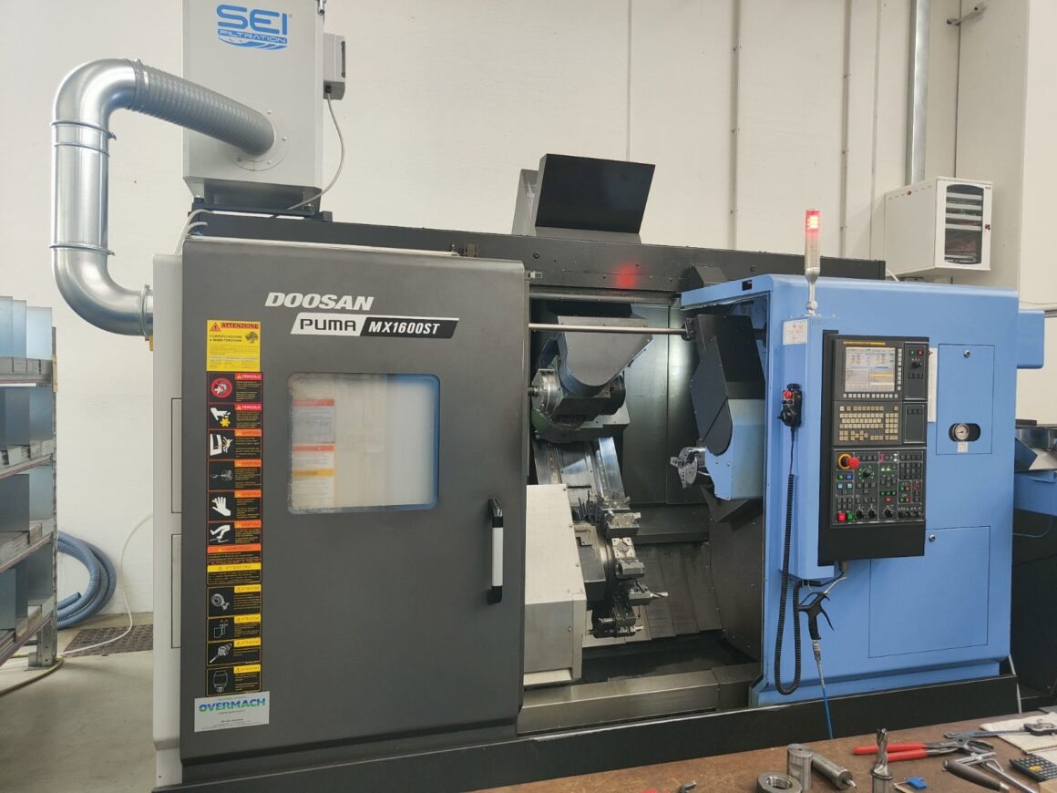 Tour cnc DOOSAN MX1600ST Faible nombre d'heures
