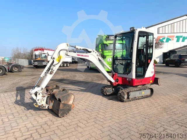 Mini excavator TAKEUCHI TB 216/Powertilt/ Verbreiterbar/TOP ZUSTAND!