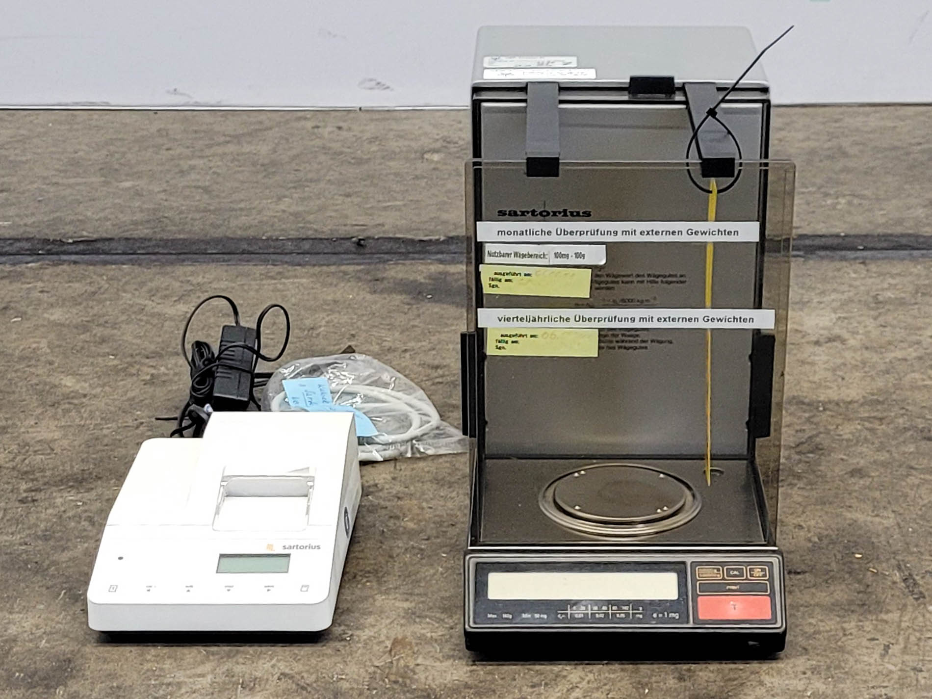 Sartorius R160P-*D1 balance - Contrôle qualité
