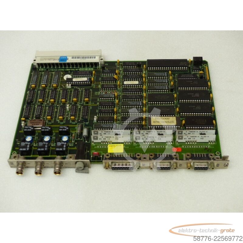 Component Siemens Teleperm M 6DS1330-8BA Anschaltbaugruppe E Stand 4 SN 00349928